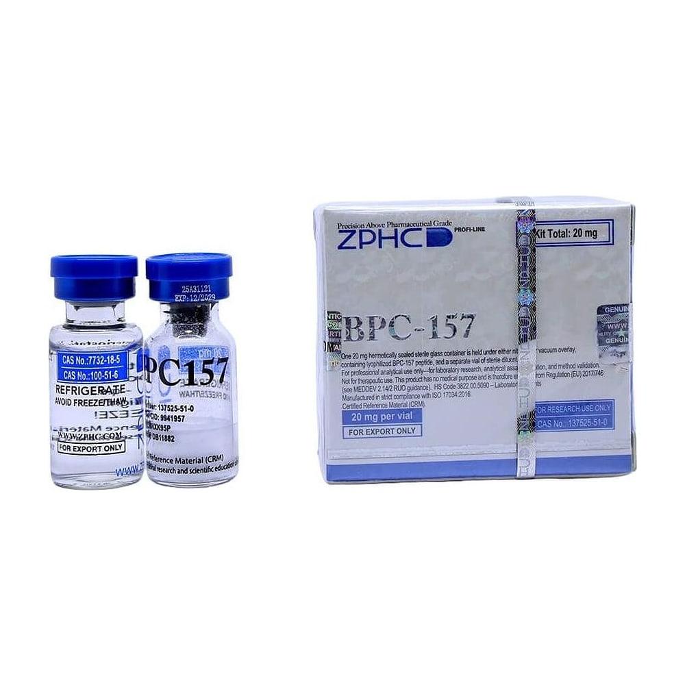 BPC-157 ZPHC — 20 mg (Lyophilized + BAC Water)