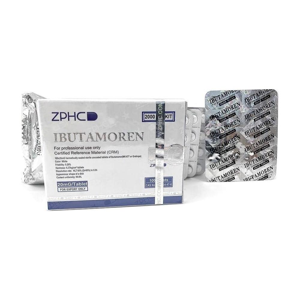Ibutamoren (MK-677) ZPHC — 20 mg (100 tablets)