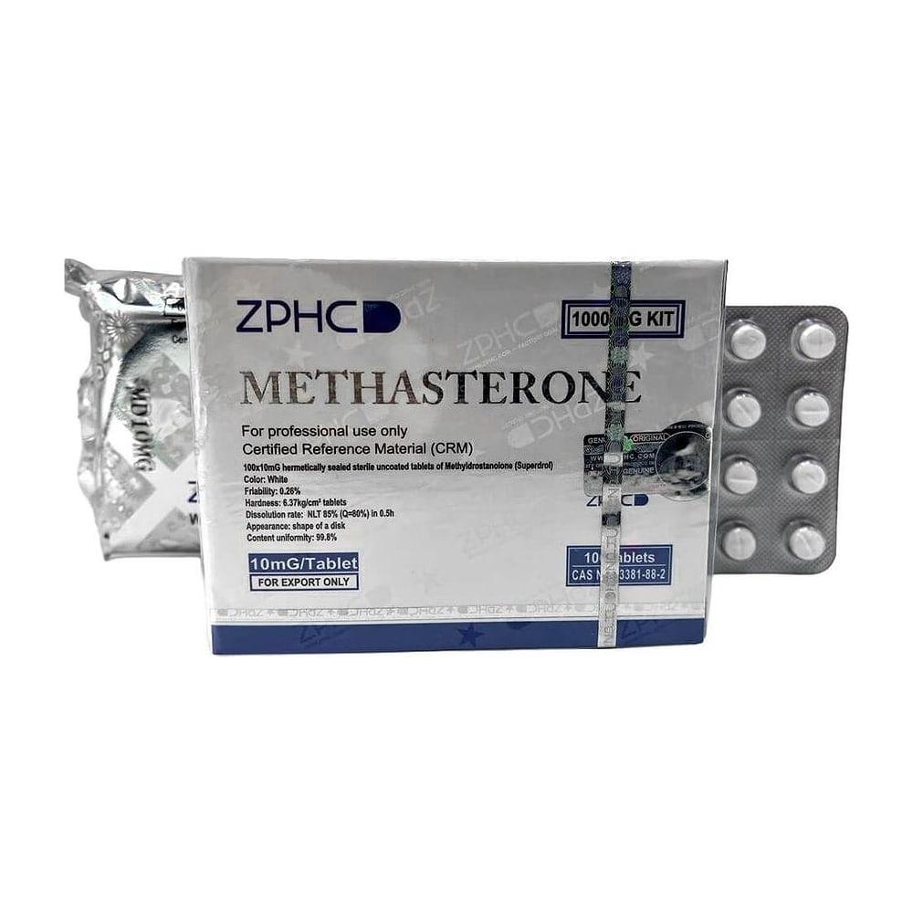 Methasterone (Superdrol) ZPHC — 10 mg (100 tablets), research compound vial
