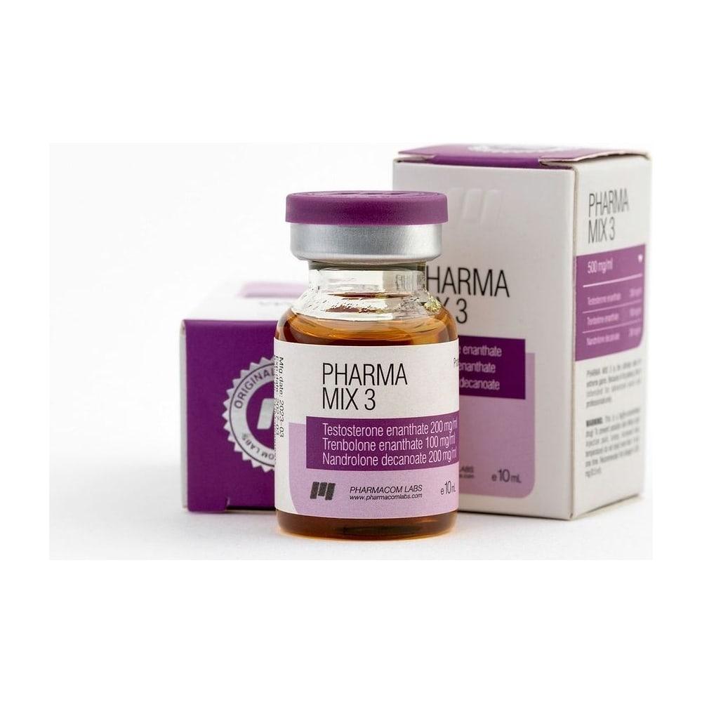 Pharmacom Mix 3 — 500mg/ml Anabolic Blend, research compound vial