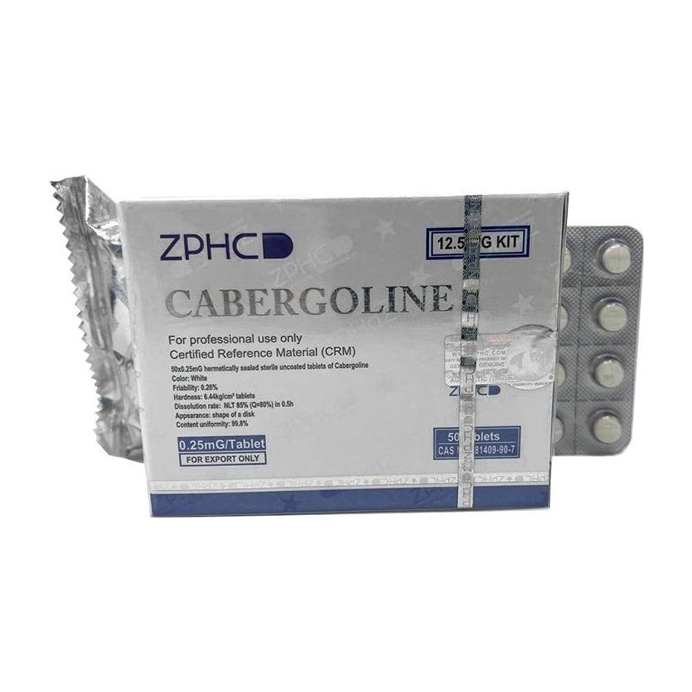 Cabergoline ZPHC — 0.25 mg × 50 tablets