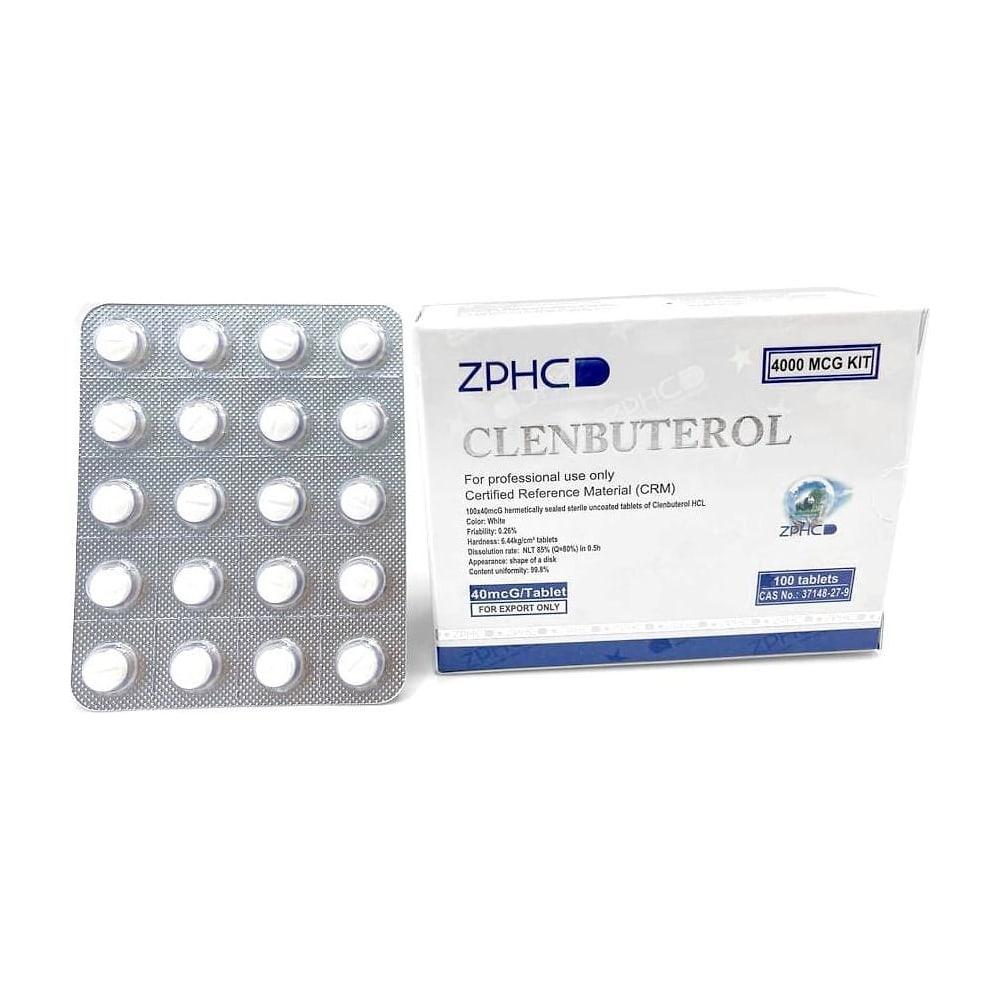 Clenbuterol ZPHC — 40 mcg (100 tablets)