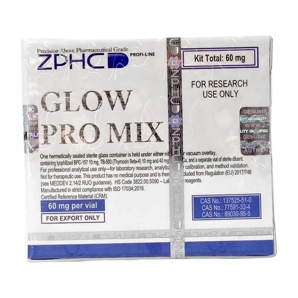 Glow Pro Mix ZPHC — 60 mg (BPC-157 + TB-500 + GHK-Cu)
