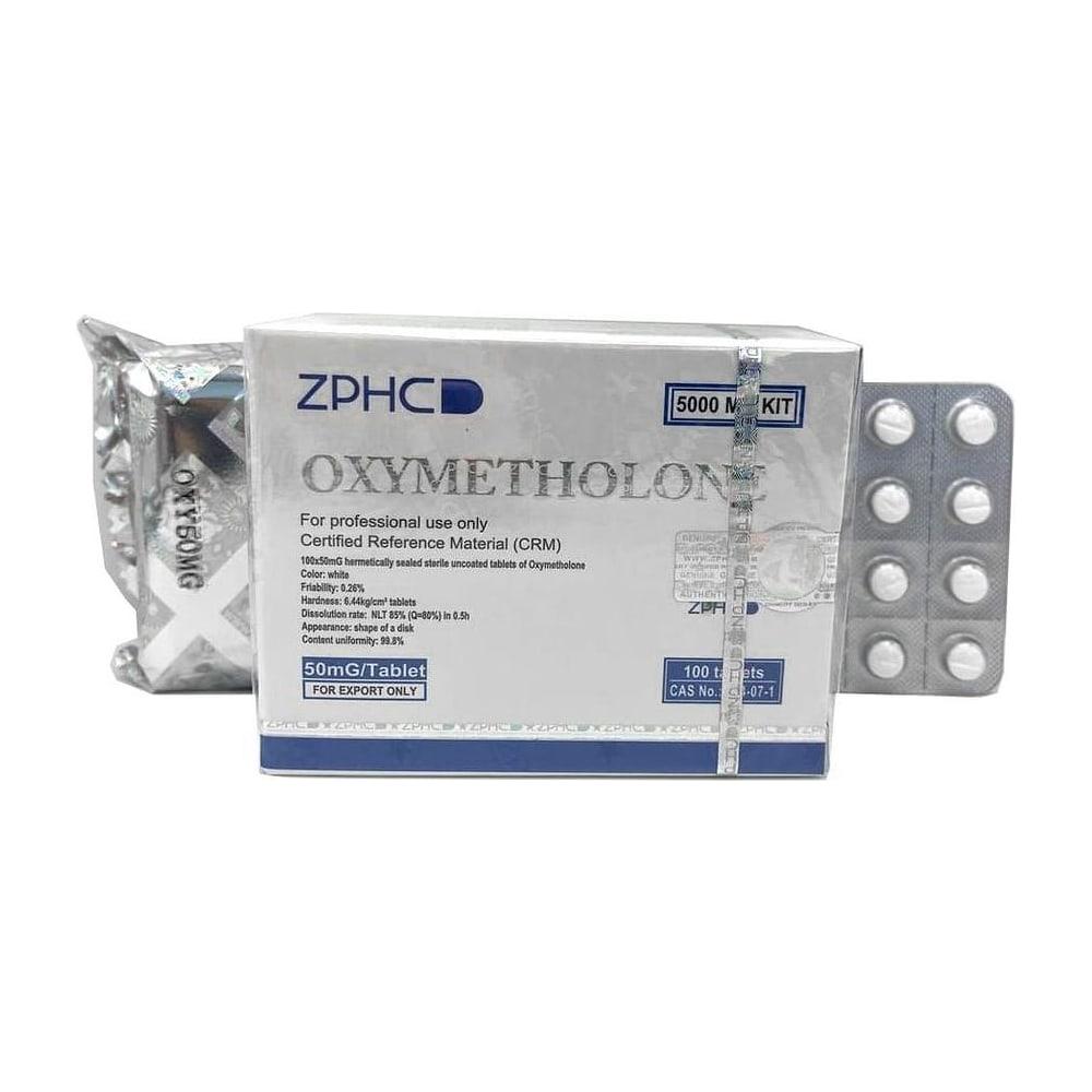 Oxymetholone ZPHC — 50 mg (100 tablets)