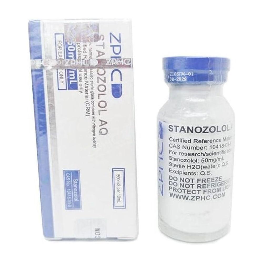 Stanozolol AQ ZPHC — 50 mg/ml (10 ml), research compound vial